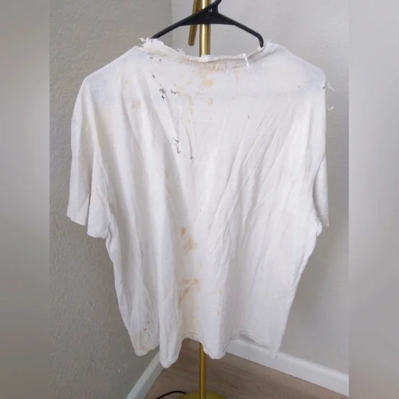 Vintage Graphic Tee 80s Elvis La Luz Hollywood Art Gallery Thrashed XL